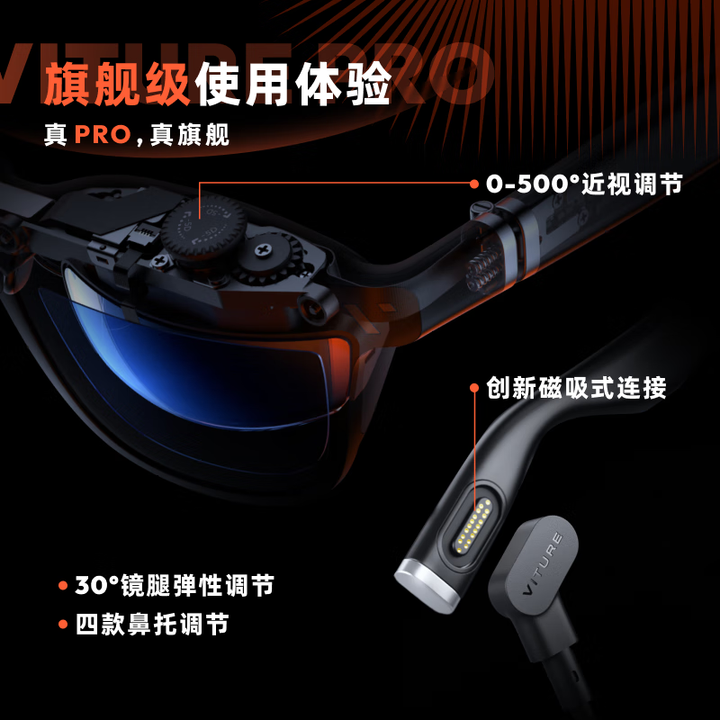VITURE Pro 旗舰级XR/AR智能眼镜 Plus会员国补折后￥2103.42 晒单返50E卡