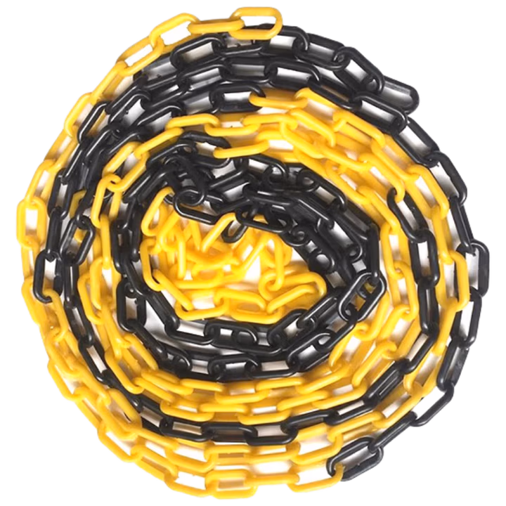 迈诺奇橡胶路锥反光锥雪糕桶停车桩牌路障警示柱隔离墩链条25米1条