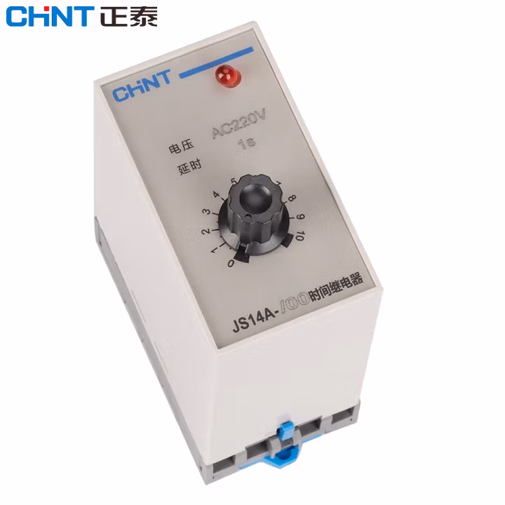 正泰晶体管式时间继电器JS14A 36V 110V 220V 380V 1/5/
