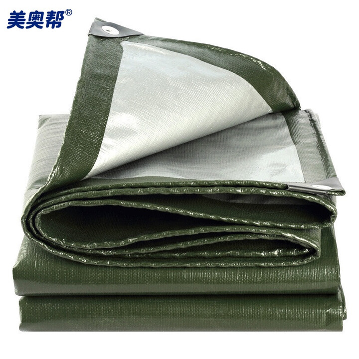 美奥帮 防雨布篷布 油布防水布防雨布防晒耐磨汽车蓬布工业用加厚彩条布雨棚布帆布 