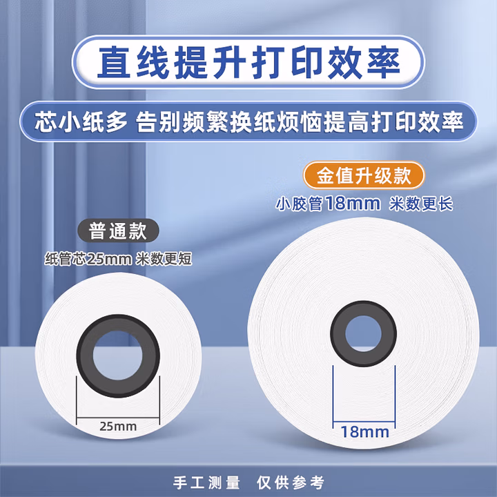 金值 热敏收银纸打印纸80*60mm美团外卖小票纸 后厨餐饮酒店超市收银机打印纸