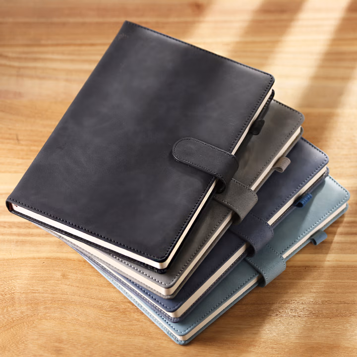 申士（SHEN SHI） 磁扣商务笔记本子加厚皮面简约日记事本高档办公文具教师公