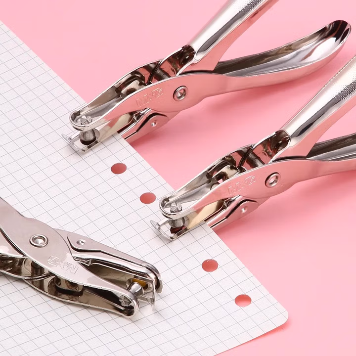 晨光（M&G）手握式单孔打孔机孔径6mm 金属手握式装订活页本圆环孔打洞