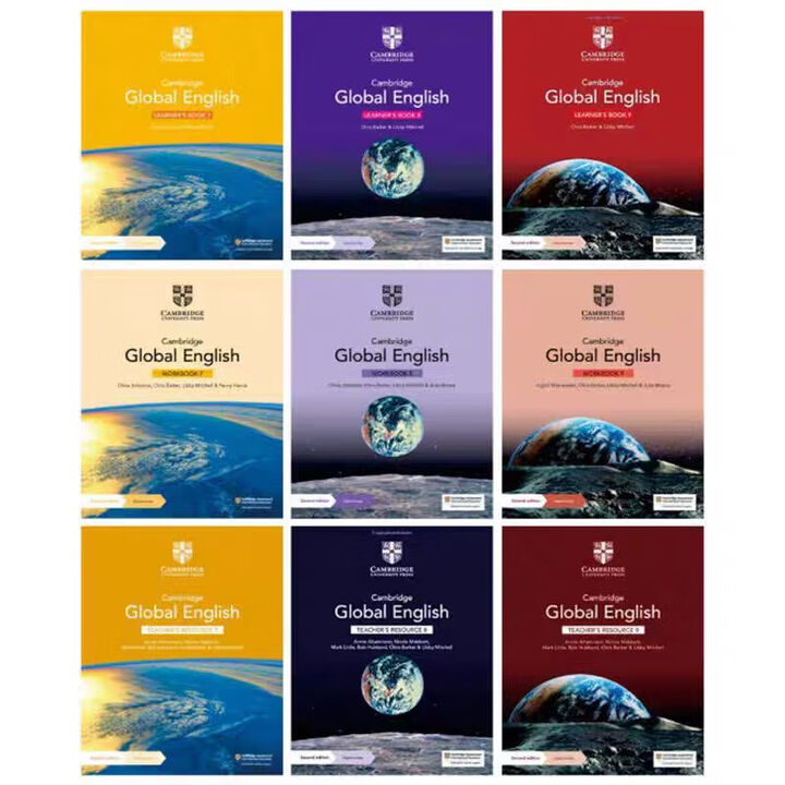 【京品图书】彩印 剑桥国际中学英语Cambridge Global English 第二版7/8/9级 学生书(课本+练习册) G7