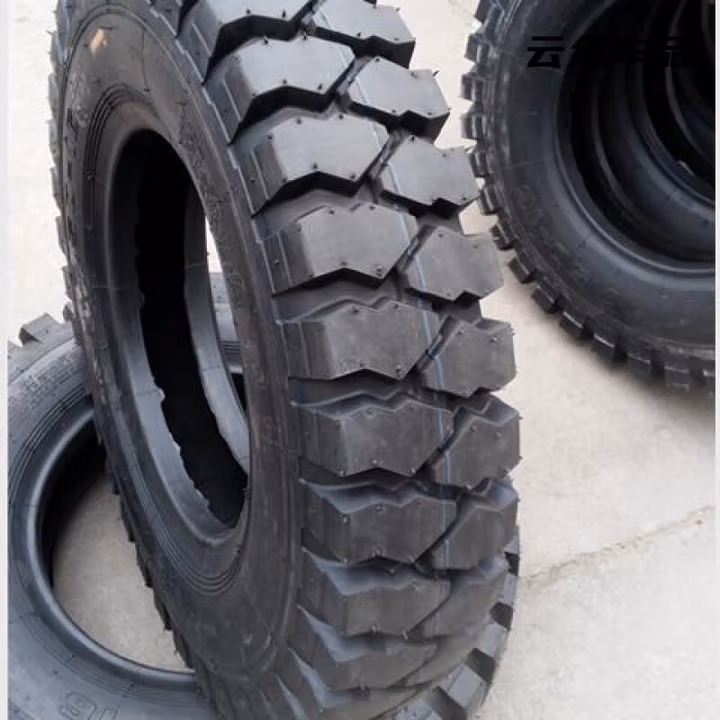 行后矿山轮胎600/650/700/750/7.50/825/8.25-16农用拖拉机三轮 750-16矿山花纹含内胎