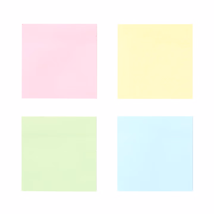 【全网低价】齐心（Comix）彩色便利贴12本/1200张 便签贴纸开学文具易事