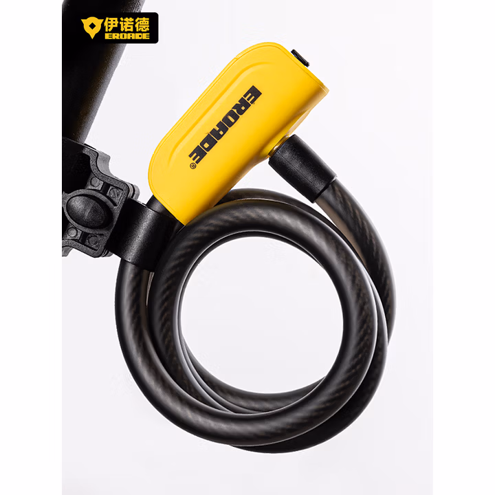EROADE自行车专用防盗锁电动车固定环形钢缆锁山地车儿童单车锁配件