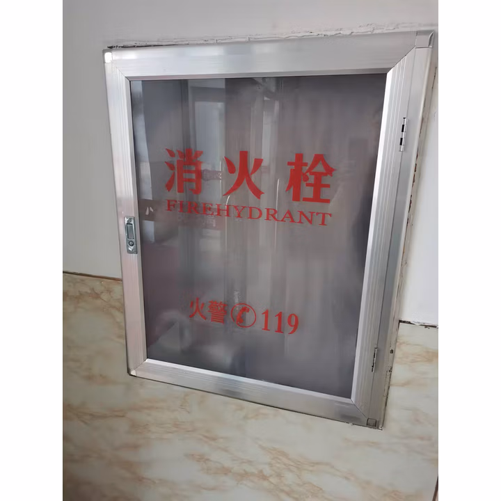 蓝炎 消火栓箱门消防栓箱门 铝合金/800*650/配白板