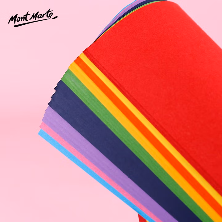 蒙玛特 彩色卡纸 彩纸a3a4彩色封面纸 手工制作diy折纸硬 A4卡纸（230