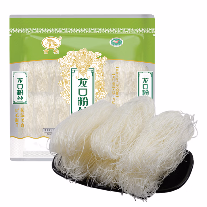 古松方便食品 龙口粉丝1000g 干货水晶粉丝粉条火锅食材 二十年品牌
