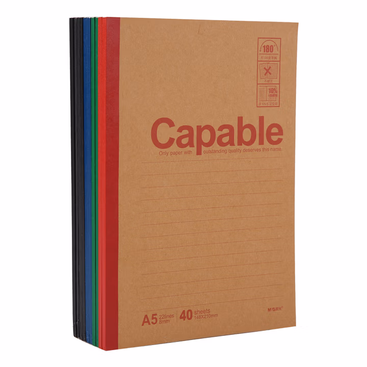 【全网低价】晨光(M&G)文具A5记事本 40张无线装订本笔记本本子 办