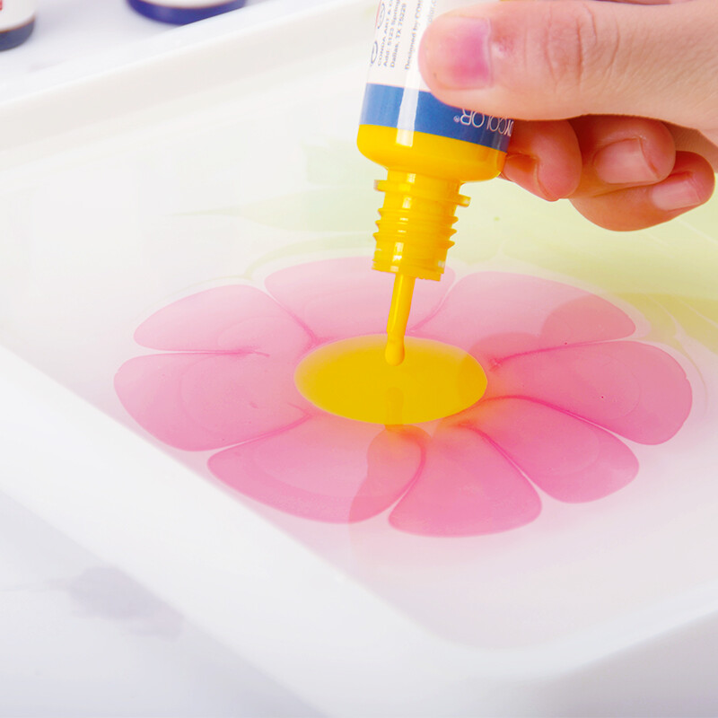 康大儿童湿拓画套装 浮水画水影画画套装工具美术用品水拓画 水拓画