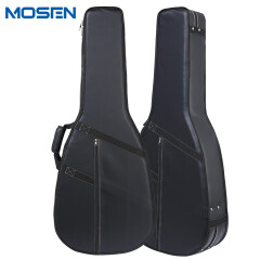 莫森（MOSEN）MS-41G民谣吉他琴盒40寸41寸吉它皮质箱包 双肩式防水防震琴箱 手提吉他箱经典款