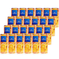 芭提娅（恰芭）泰国进口果汁饮料12罐芒果葡萄橙汁椰汁桃汁苹果口味组合 芭提雅（恰芭）橙汁24罐