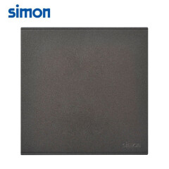 西蒙(SIMON)开关插座 一开单控开关面板 86型暗装 E6系列单开单控开关 荧光灰色 721011-61