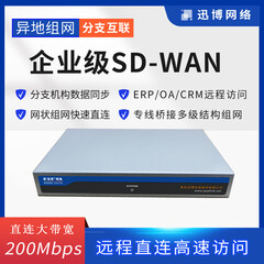 迅博sdwan异地组网专线桥接网状组网分支互联连锁ERP OA远程连接企业异地监控远程直连高速访问路由器 XC3201
