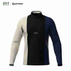 Taylormade泰勒梅高尔夫服装男士长袖休闲舒适POLO衫2023新款 U21530 黑色 L