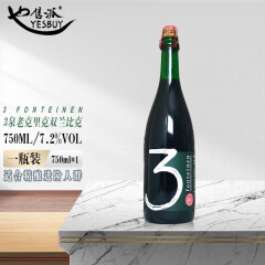 3泉（3 Fonteinen）比利时进口3泉（3Fonteine）精酿啤酒三泉酸啤血月樱桃老贵兹 3泉老克里克双兰比克（750ml）