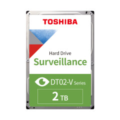 东芝(TOSHIBA) 监控级硬盘 2TB SATA3 5400转 128M(DT02ABA200V)