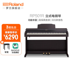 罗兰（Roland）RP501R电钢琴立式家用成人儿童练习进阶 88键重锤数码钢琴 RP501R玫瑰木色+赠送琴凳