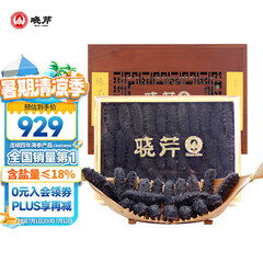 晓芹 大连淡干海参 88g 28-32头 辽刺参 干货礼盒