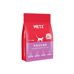 玫斯（metz）全价猫粮无谷物成猫幼猫主粮英短美短通用猫粮宠物食品 【pro升级款】全价猫粮1.5kg