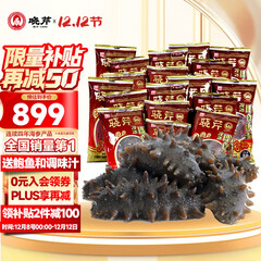 晓芹大连即食海参1500g 40-60只 辽刺参 开袋即食 海鲜水产