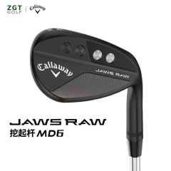 Callaway卡拉威高尔夫球杆挖起杆男士JAWS RAW MD6 沙坑杆劈起杆 2023新款 黑色 48.10