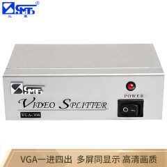 三堡（SANBAO）VGA-304 4口VGA分配器 VGA一分四 VGA一进四出（不含线）