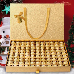 费列罗巧克力99粒Ferrero朗慕咖啡黑色大礼盒装送女友生日结婚老婆情人节礼物送客户 99520