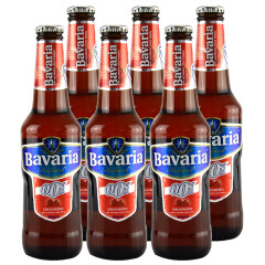 荷兰进口无醇啤酒  魔法力（宝华丽）果味无醇啤酒 草莓味330ml*6瓶
