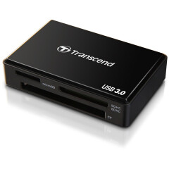 创见（Transcend）USB 3.0 RDF8 多功能读卡器（黑色）