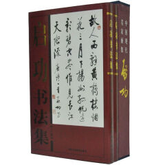 启功书法集全2册16开精装铜版纸彩印 中国现代名家书画集全新正版