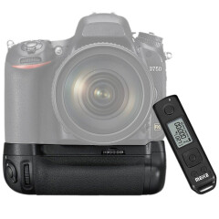 美科（Meike）MK-DR750 单反相机遥控手柄兼电池盒 适用于尼康D750