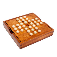 三格田（SANGTY）大号单身贵族棋孔明单人棋类游戏钻石棋智力玩具儿童棋早教实木制 单身贵族/孔明棋（B2806）