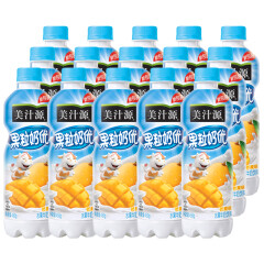 美汁源 果粒奶优 芒果味 450g*15瓶 整箱