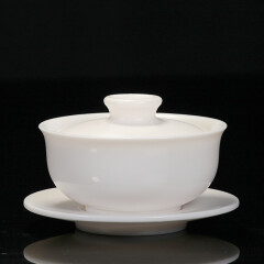 贰号（ERHAO） 贰号陈清宜手工德化白瓷盖碗大号三才白色泡茶碗盖碗B款