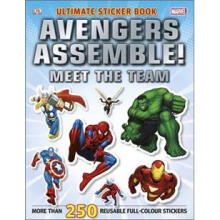 Marvel Avengers Assemble! Ultimate Sticker Book Meet the Team 进口儿童绘本