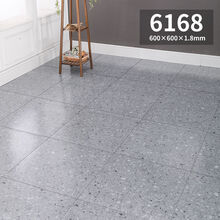家用 pvc地板防水耐磨自粘毛坯房水泥贴ins网红 6168(水磨石新款一片价格)