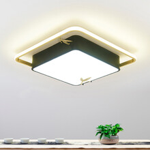 好艺家 新中式吸顶灯客厅灯简约现代餐厅灯中国风大气家用卧室灯具 MYS096-方形（50cm）