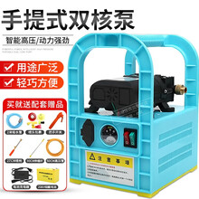 打药机电动喷雾器农用手提式高压喷雾器锂电家用打药泵抽水洗车机充电农药机大功率果树园林喷药机 20安锂电池顶配版+50米高压管