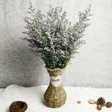 大束情人草云南干花花束真花家具摆设装饰花天然风干插花永生花SN9425 情人草+B款花篮