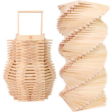 木马智慧 500片儿童拼装积木条原木stem儿童早教创意搭建积木叠叠乐多米诺骨牌男女孩玩具