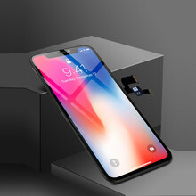 merryle 适用于iphonex/xs/max/xr苹果x屏幕总成手机触摸拆机内外屏液晶7/7P 苹果X黑色原彩柔性OLED游戏屏