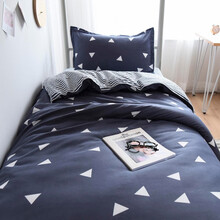 畅来家纺 被套单件 学生宿舍单双人斜纹印花被罩床上用品单品床罩 爱巢 150*200cm单被套