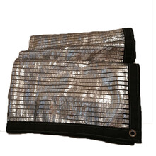 阳光房隔热遮阳网阳台防晒网铝箔网遮阳网阳台屋顶庭院楼顶75% 4X7