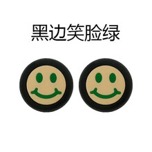 PS3 PS4 SLIM PRO手柄卡通猫爪摇杆帽 黑边笑脸绿