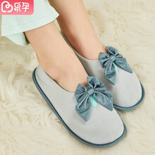 月子鞋秋冬薄款产后孕妇拖鞋包跟防滑软底室内居家产妇鞋时尚春夏 公主结绿 240(35-36码)