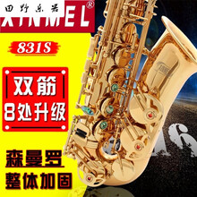 萨克斯降调中音萨克斯风管乐器初学者考级乐器 831S(8处升级款)