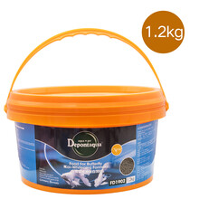 德邦Depont台湾蝴蝶鲤锦鲤饲料增白增体白金龙凤锦鲤颗粒鱼粮鱼食观赏鱼鱼料 FD1902台湾蝴蝶鲤增白饲料 1.2kg